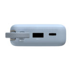 67W Power Bank 10000 (Integrated Cable) - Ice Blue - Image 5