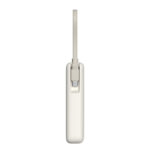 67W Power Bank 10000 (Integrated Cable) - Tan - Image 4