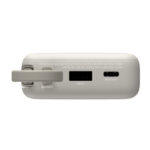 67W Power Bank 10000 (Integrated Cable) - Tan - Image 5