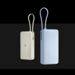 67W Power Bank 20000 (Integrated Cable) - Tan - Image 5