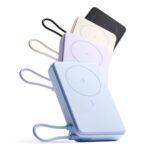 Magnetic Power Bank 10000mAh with Built-in Stand - Dark Grey - Image 6