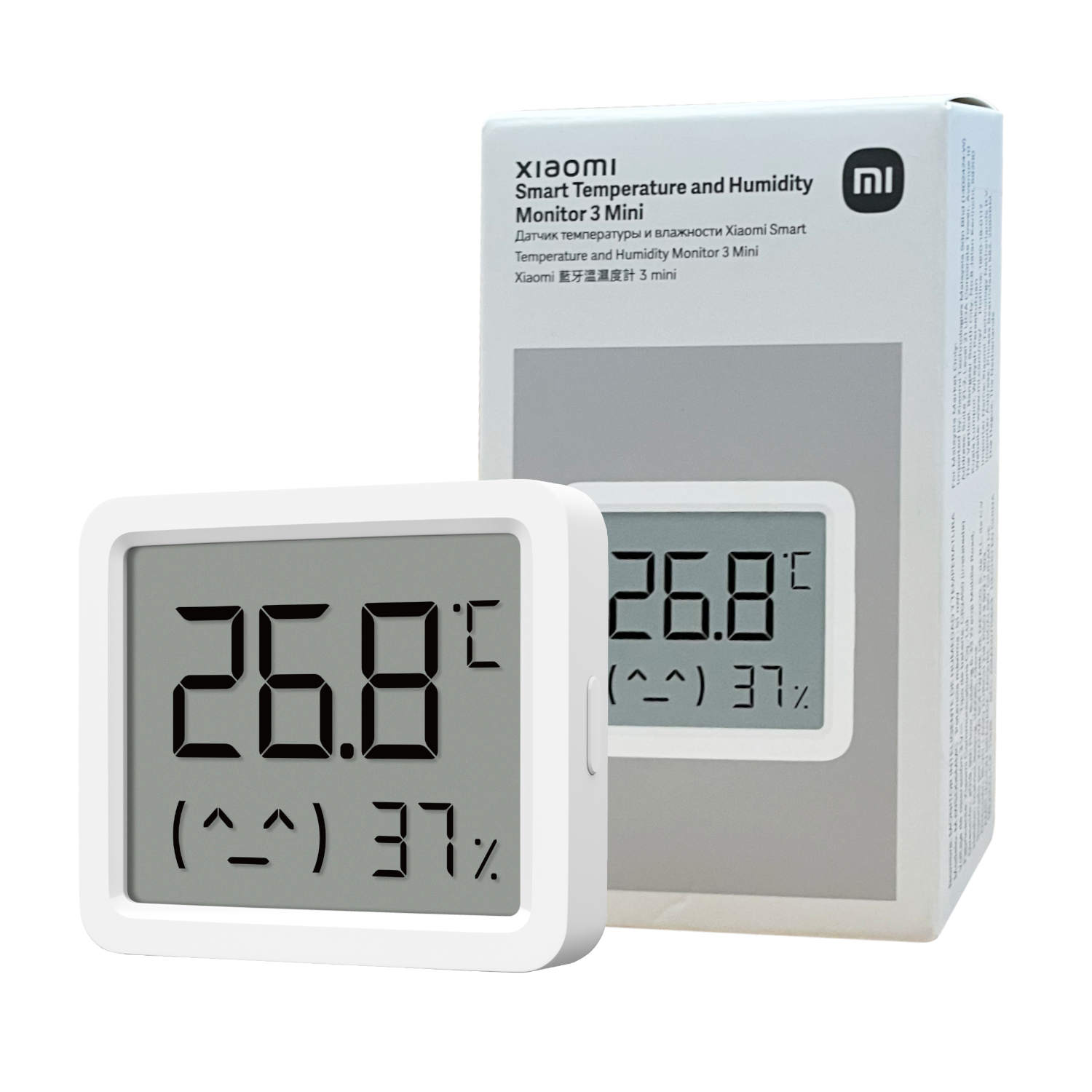 QBH4312GL_Xiaomi-Smart-Temperature-and-Humidity-Monitor-3-Mini-White_wr_01a Smart Temperature and Humidity Monitor 3 Mini - Image 1