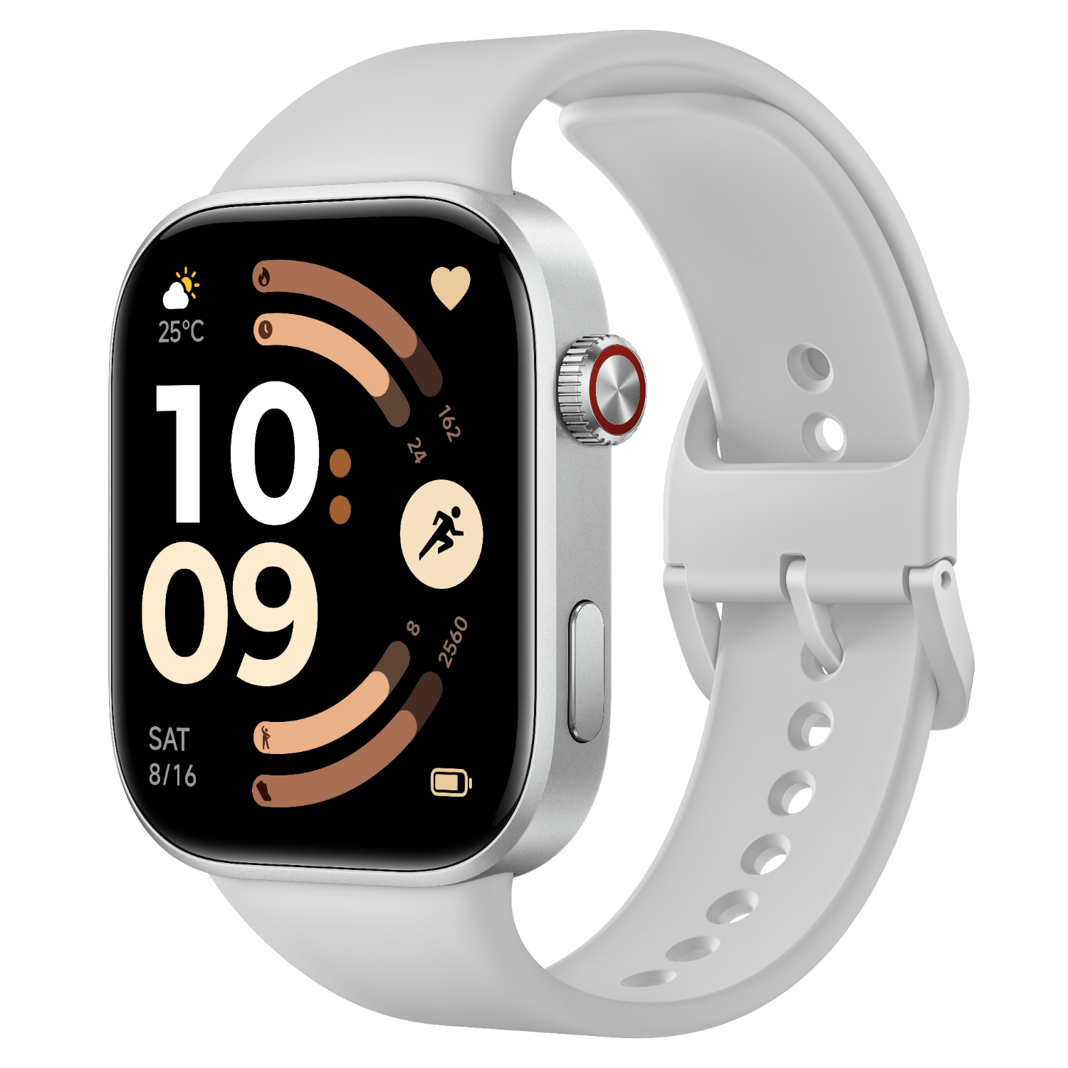 BHR08CUGL_Xiaomi_REDMI_Watch_6_-_Silver_Grey_wr_01 Xiaomi REDMI Watch 6 - Silver Grey - Image 1